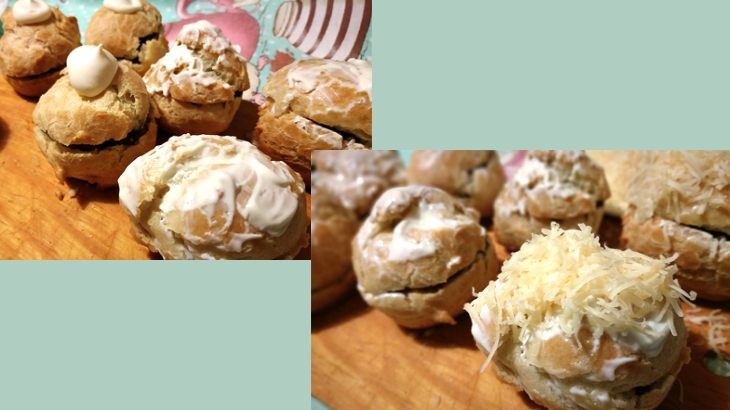 Рецепт заварных булочек с грибами и сыром: украшение булочек